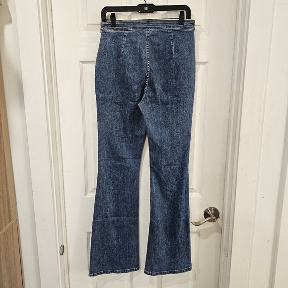 Rihoas Button Up Flare High Waist Jeans - Picture 4 of 7